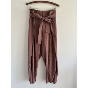 Athleta Skyline Pant II Tie Belt Pink/Purple Size 18 Belted Cute